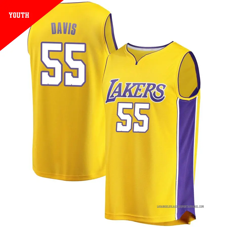 RJ Davis Jersey, RJ Davis Swingman, Fast Break Replica Jerseys - Lakers ...